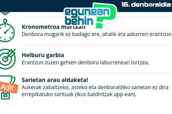 Joko-app denboraldi berriak nobedadeekin datoz