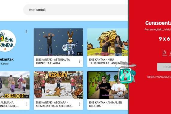 Youtube Kids moldatu, haur bati beti euskarazko edukiak emateko