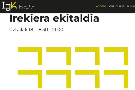 Izaskun Arrue Kulturgunearen irekiera datorren astean azkenean