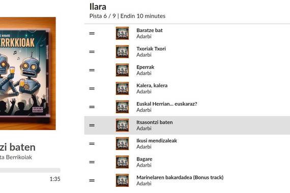Musika "traizionala" sortzeko tresna gehiago