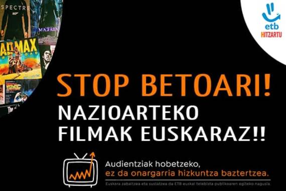 ETBn nazioarteko filmak euskaraz emateko erreibindikazio elkarretaratzea