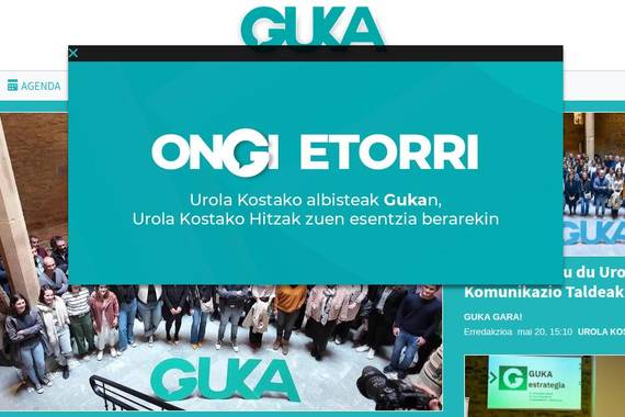 Guka aurkeztu zen atzo, Urola Kostako euskarazko komunikazioaren marka berria