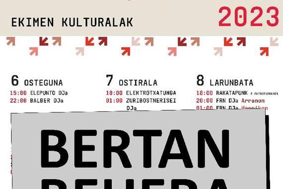 Iruñeko Udalak sanferminetako kultura egitaraua debekatu dio Herriko Tabernari