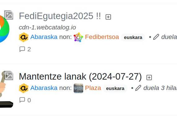 Abaraska taldeak laguntza eskatu du euskarazko fedibertsoa sustatzen jarraitzeko