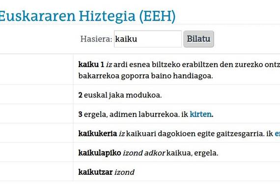 15 urteko lana osatu da Egungo Euskararen Hiztegian