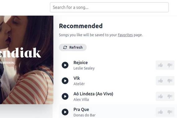 Maroofy, musika gomendioak adimen artifizialak eskainiak