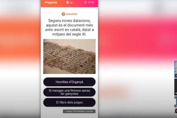 Zuzenean katalanez jokatzen, eta zuzenean euskaraz Chat GPT adimen artifizialarekin berriketan