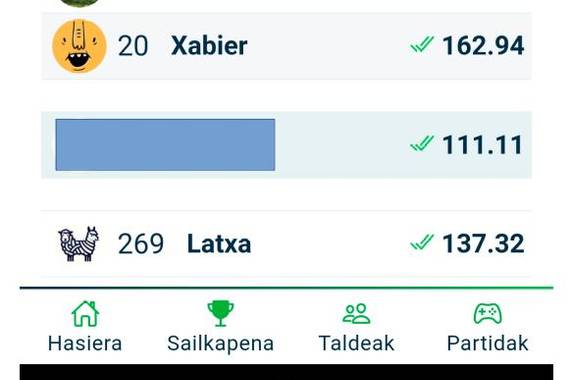Latxa adimen artifiziala Egunean Behin jokoan ari da egunero