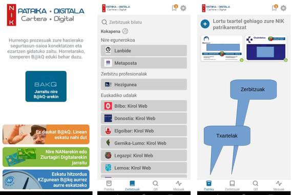 Nik Patrika Digitala, zerbitzu publikoen app praktikoa