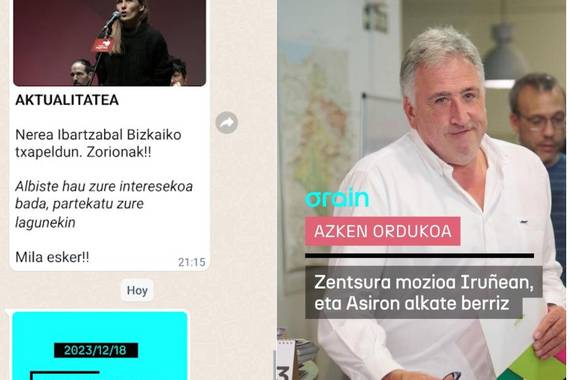 Martxan da Whatsapp Orain, EITBren albiste zerbitzu berria