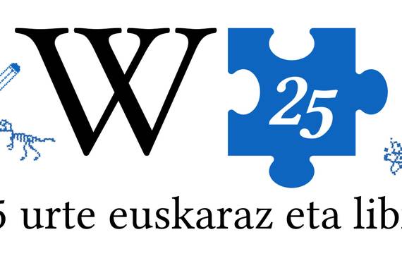 Wikipediak 25 urte bete ditu gaur