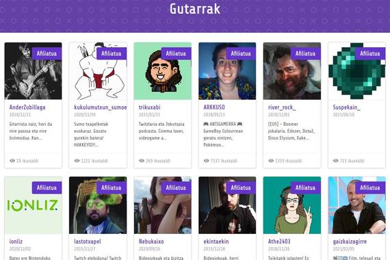 Twitch Euskaraz: Twitcheko euskarazko jardunaren berri ematen duen zerbitzu berria