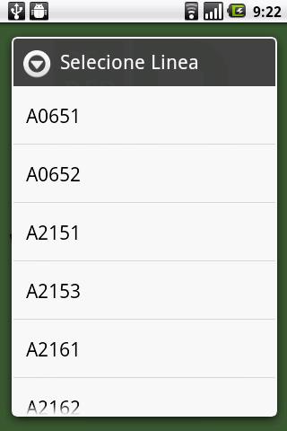 Bizkaibus Android Aplikazioa (10/18)