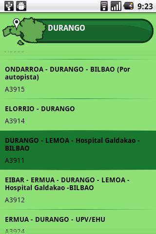 Bizkaibus Android Aplikazioa (11/18)