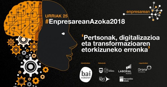 "Pertsonak, digitalizazioa eta transformazioaren etorkizuneko erronka" Enpresarean azoka, urriaren 25ean
