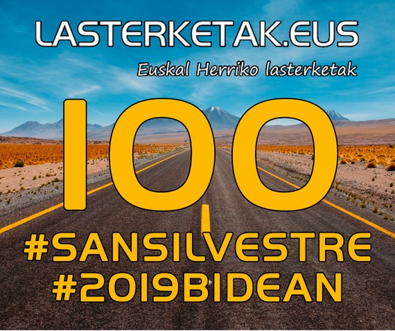 116 San Silbestre ospatu dira Hego Euskal Herrian, Lasterketak.eus atarian jaso dugunaren arabera