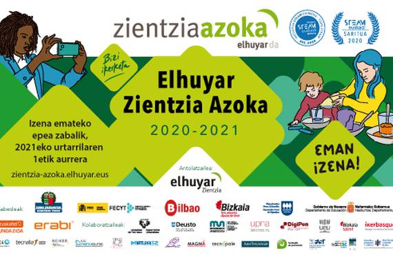 Elhuyar Zientzia Azoka 2020-2021: izen-ematea zabalik