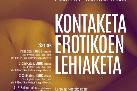 Kontaketa Erotikoen Lehiaketa, berriz ere Kaixomaitiaren eskutik