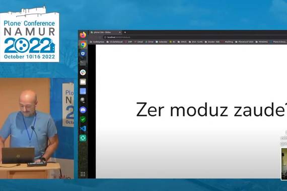 PloneConf biltzarra Euskal Herrian egingo dela 2023an, hauxe izan zen zuzeneko iragarpena