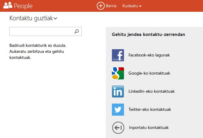 Outlook People/Jendea aukera