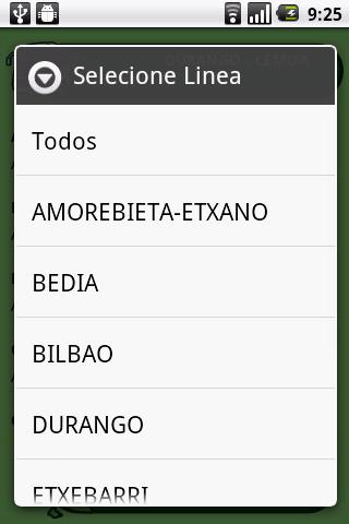 Bizkaibus Android Aplikazioa (15/18)