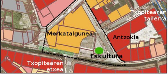 Txopitearen eskultura eta PGOU
