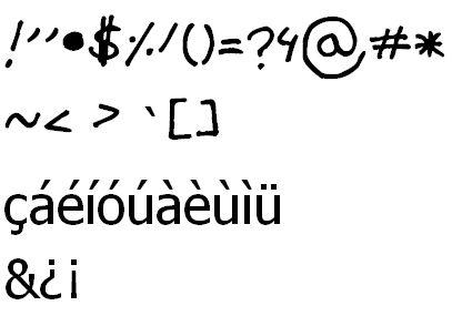 Zaldieroa letra tipoak