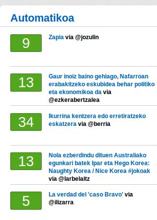 Albiste automatikoak Sustatun