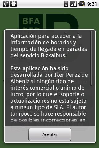 Bizkaibus Android Aplikazioa (6/18)