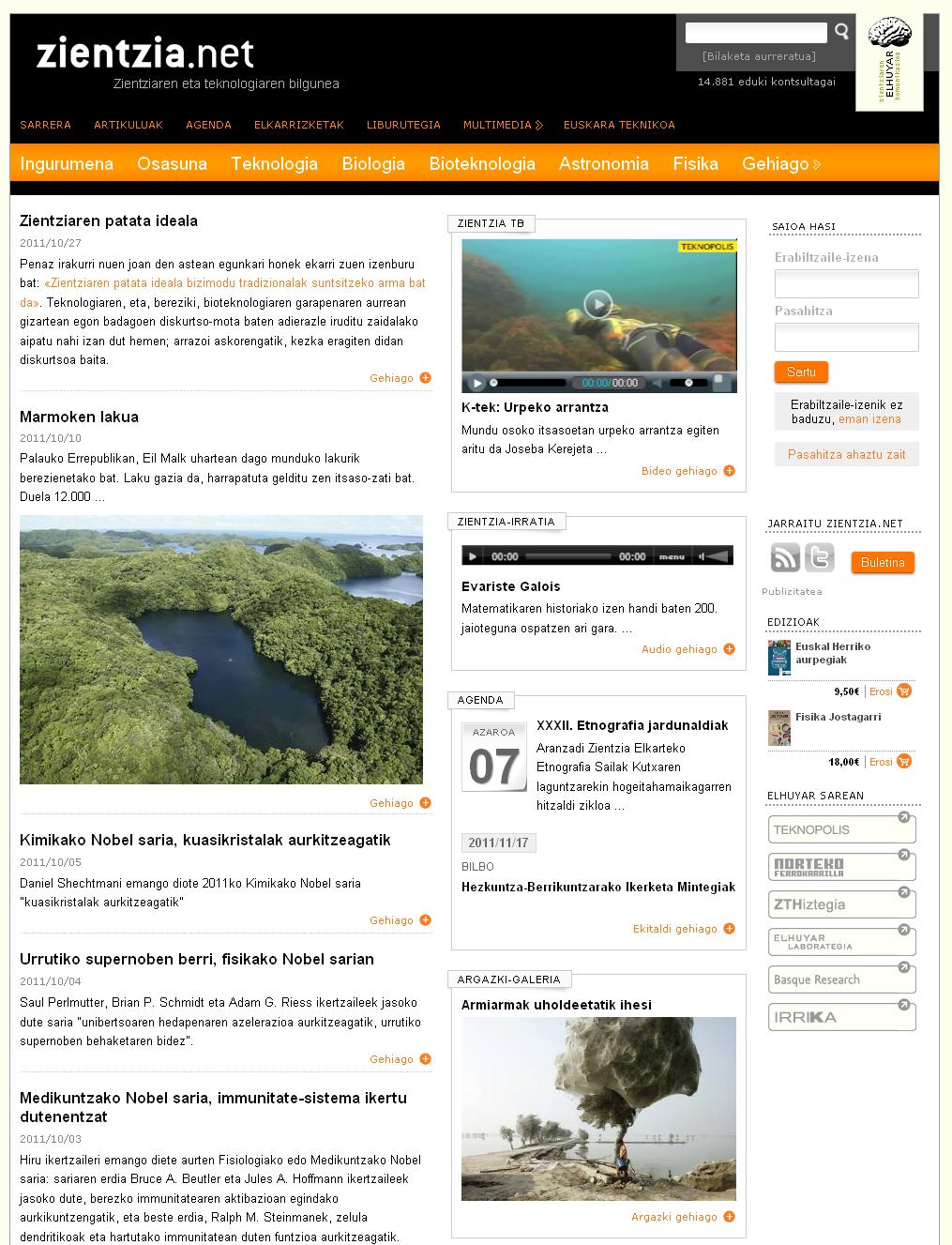 Zientzia.net berria