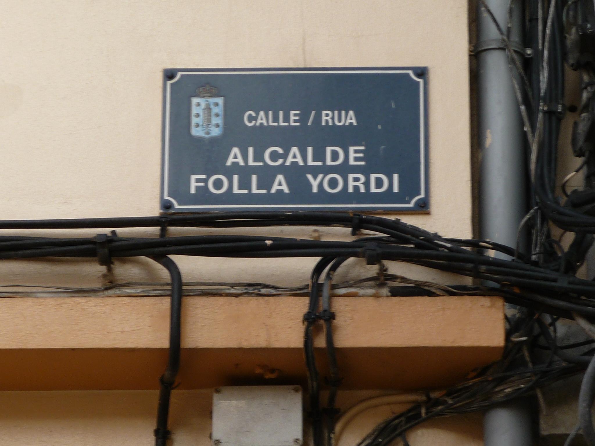 Alcalde  Folla Yordi (A Coruña)