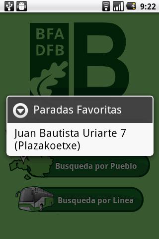 Bizkaibus Android Aplikazioa (7/18)
