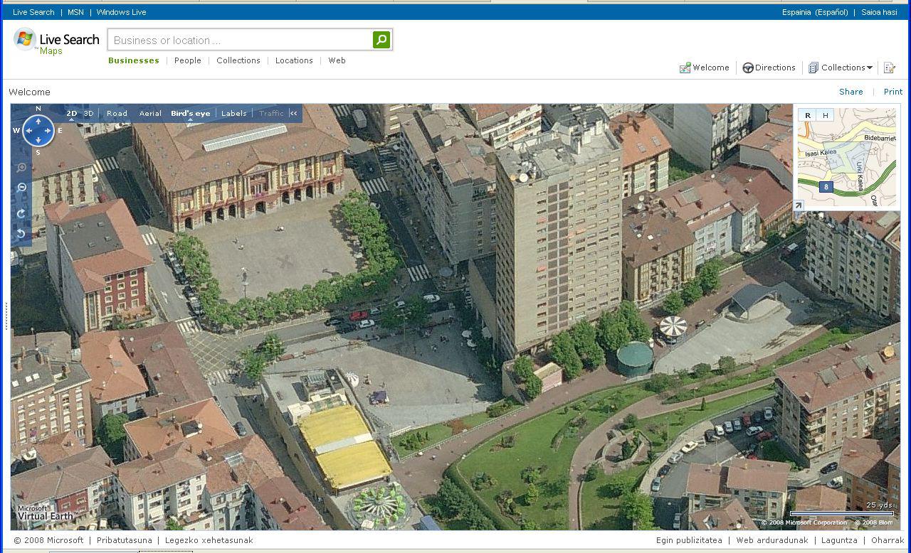 Txoribista Virtual Earth Eibar