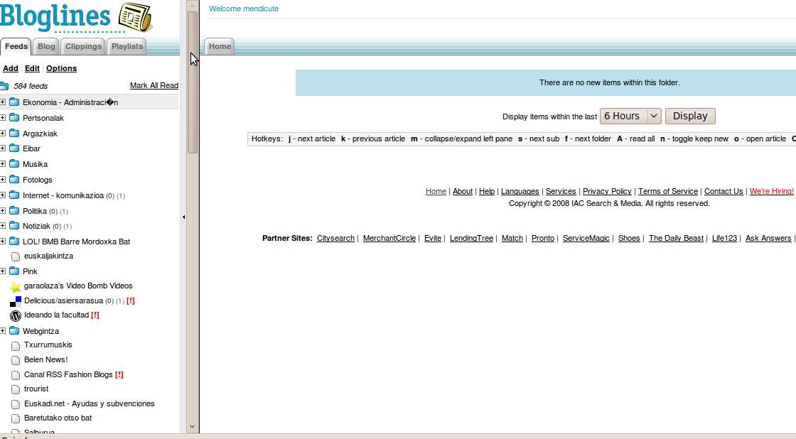 Bloglines itxi egingo dute urriaren 1ean