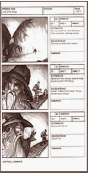 Storyboard adibidea