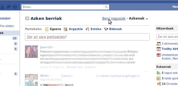 Facebook, albsiteak