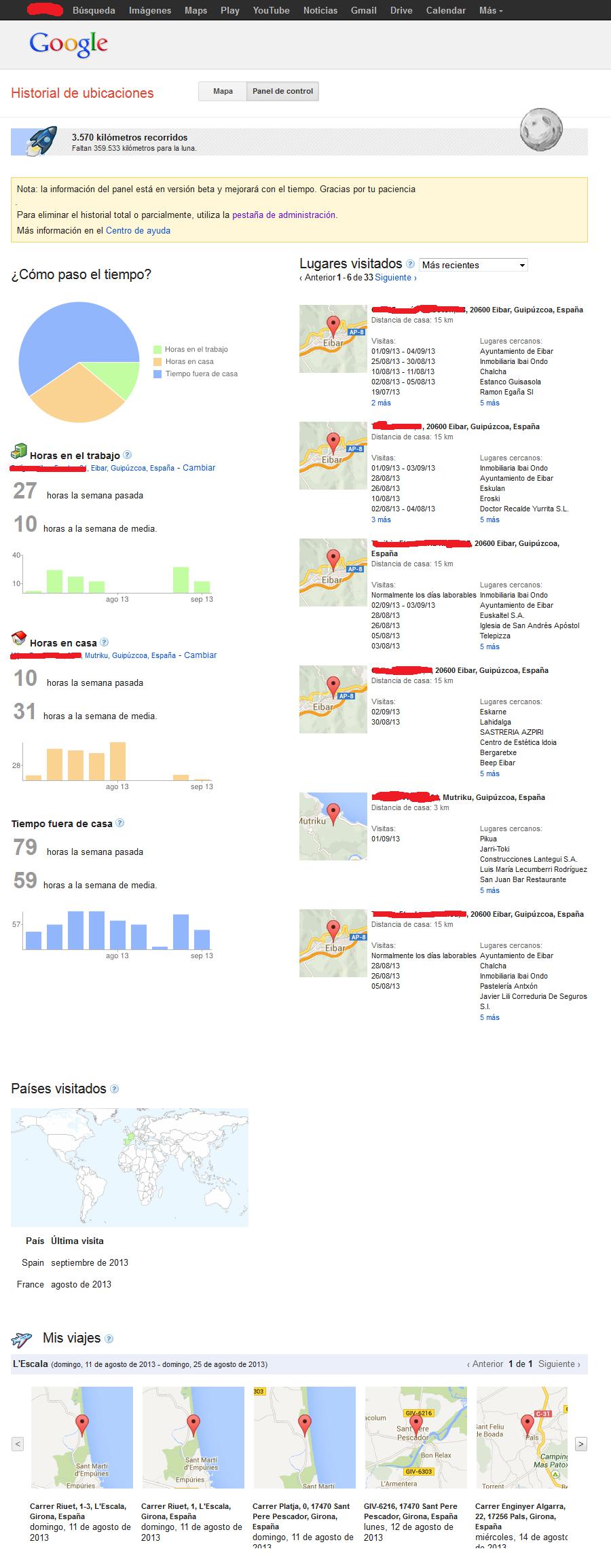 Google Location History