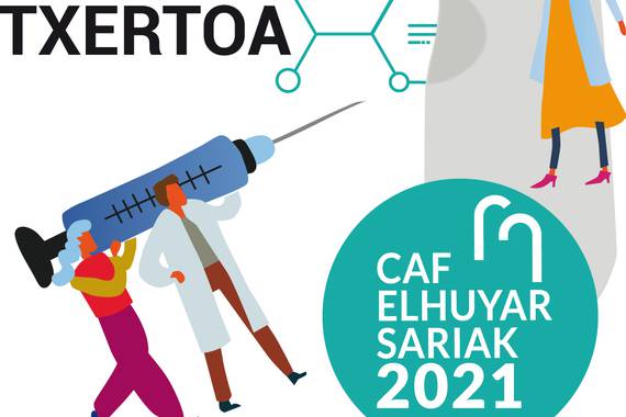 CAF-Elhuyar Sariak 2021 aurkeztu dira, bi sormen-bekarekin batera