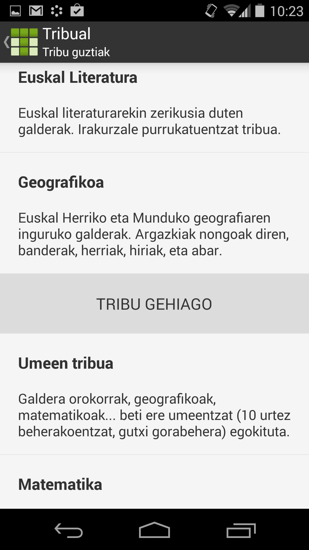 Tribual tribuak