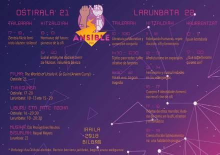 AnsibleFest, zientzia fikzio jaialdi feminista Bilbon