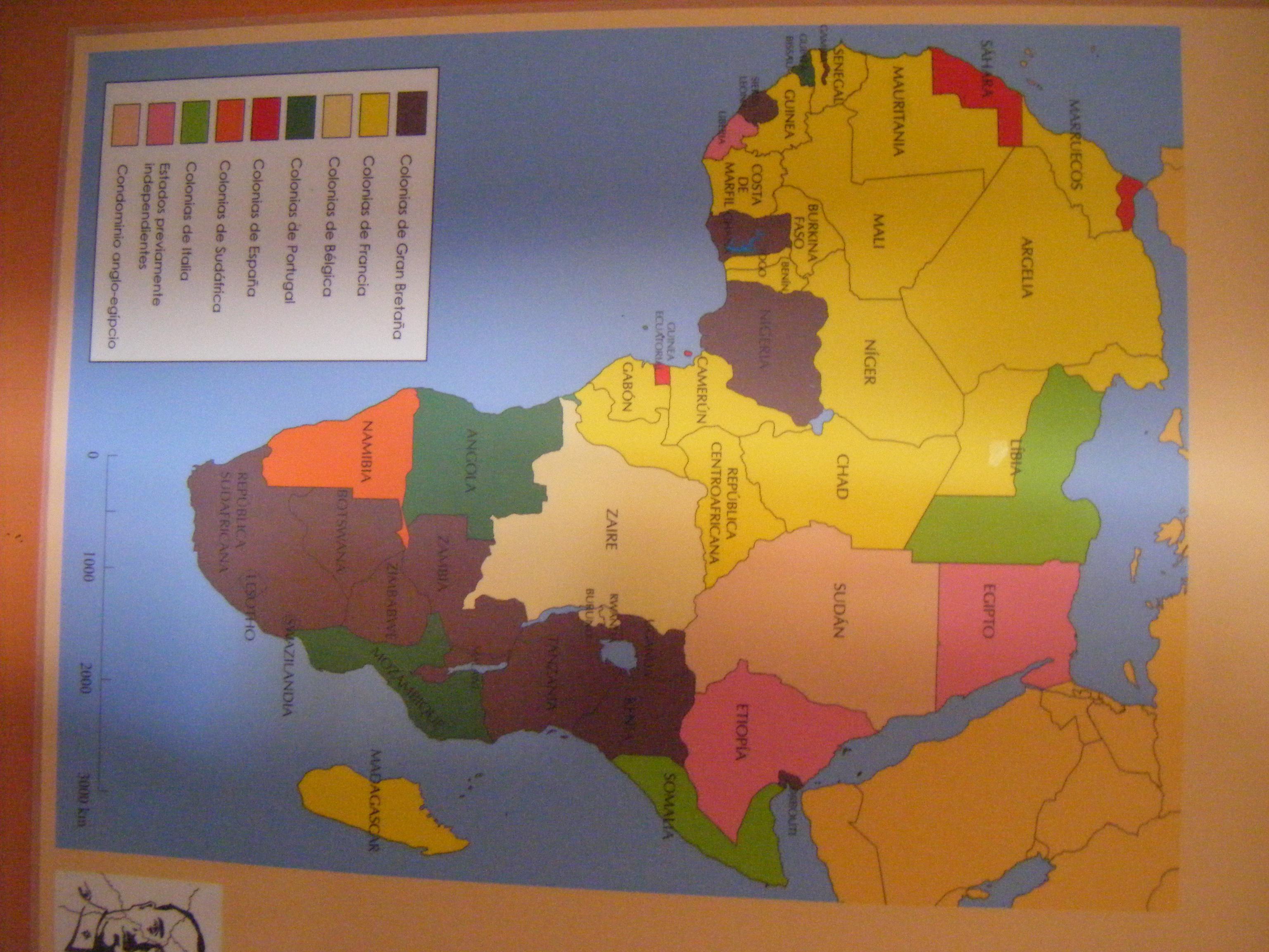 Afrikako kolonizazio mapa