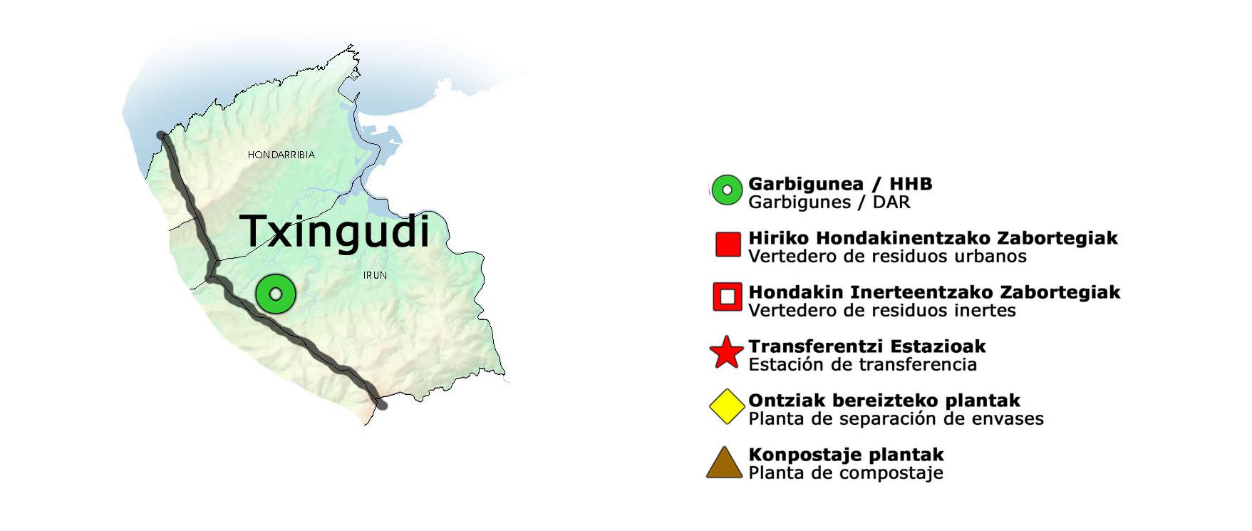 TXINGUDI MAPA