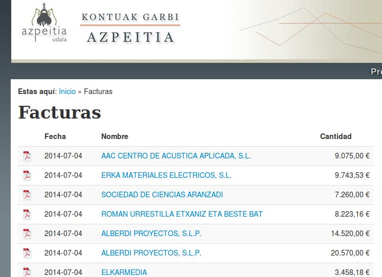 Kontuak Garbi gaztelaniaz