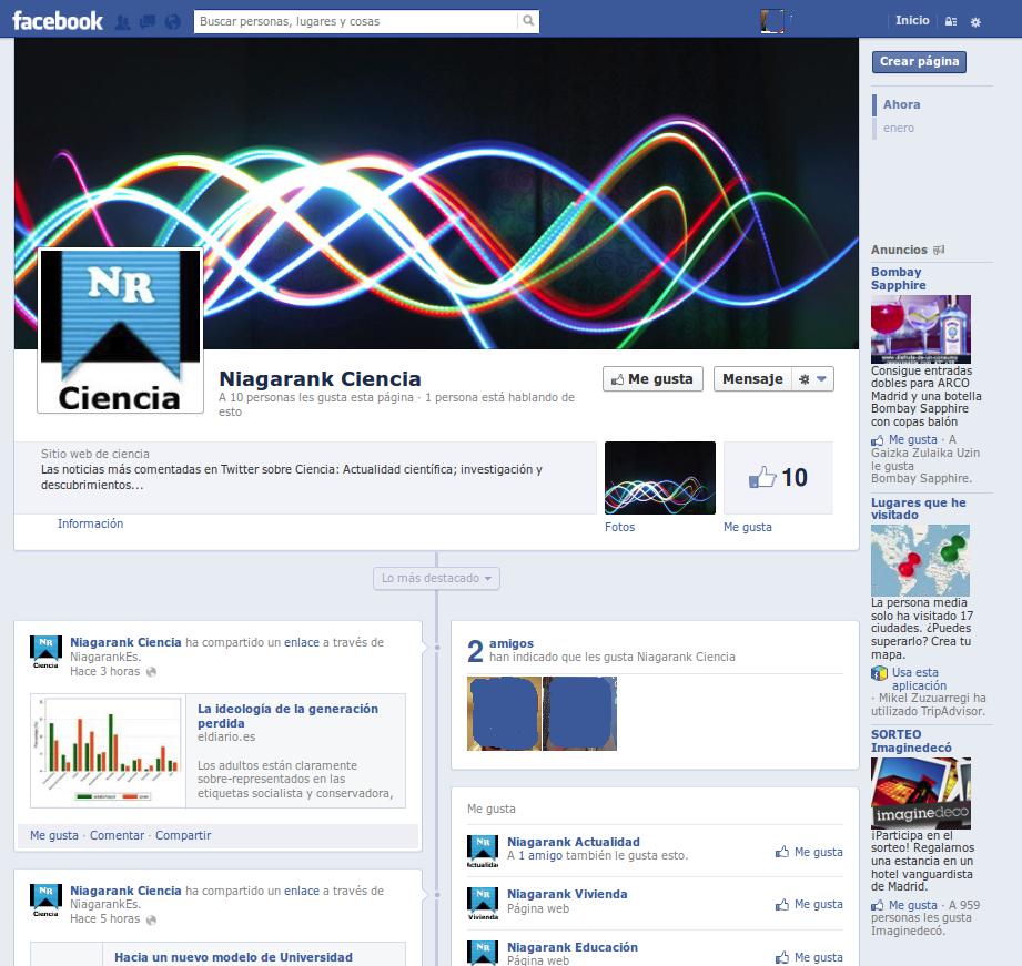 Niagarank Facebook-en