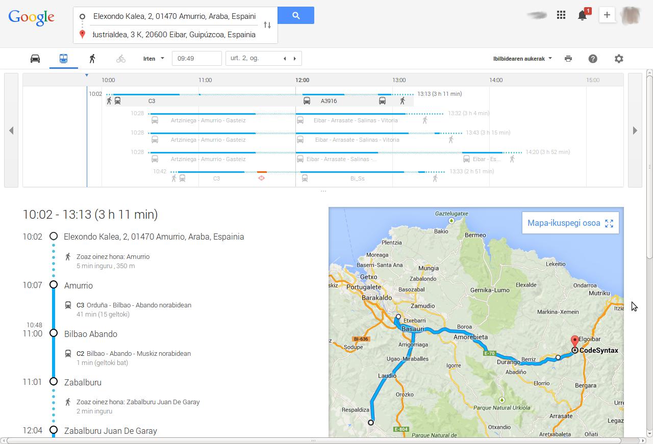 Google maps ordutegiak