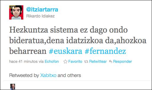 Hezkuntza oker dabil