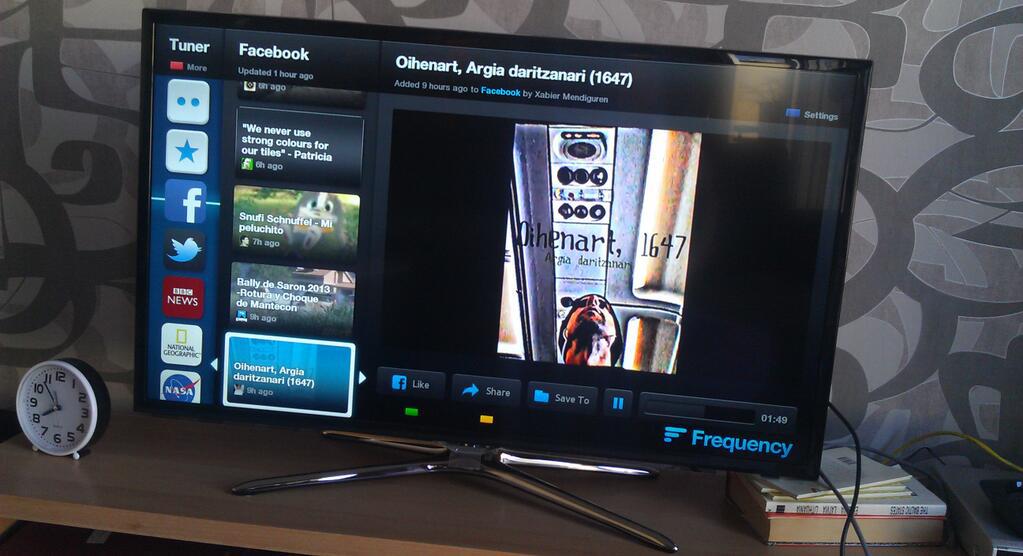 Frequency aplikazioa SmartTV batean