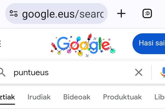 Google.eus aktibatu da gaur, PuntuEus domeinuen hamargarren urteurrenean