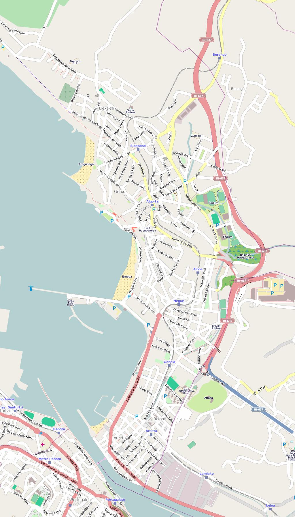 Getxo mapa-jaia ondoren