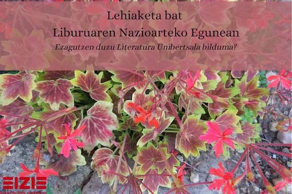 Lehiaketa bat Liburuaren Eguna ospatzeko!